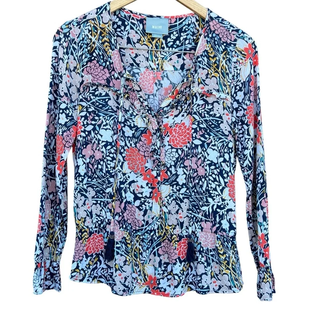 Maeve | Floral Blouse | S - Picture 3 of 12
